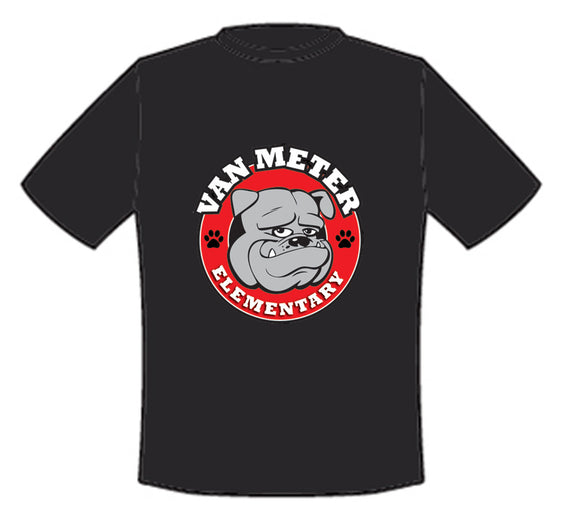 T-Shirt - Bulldog Circle Tee, Black