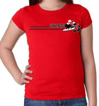 SurferDog Girls Aloha T-shirt